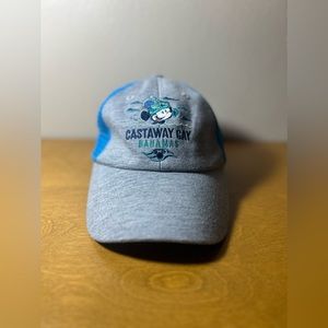 Disney Cruise Line Blue Castaway Cay Bahamas Cap Mickey Snorkeling Women’s Hat